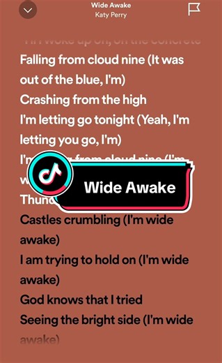 Wide Awake - Katy Perry | Song Lyrics