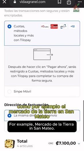 Ya podes comprar en línea desde nuestra página web ya sea que retires en la tienda o bien te hacemos el envío por Correos de CR 😁🙌🏼✨ Búscanos como Vida a granel en google y hace tu pedido✅🌾 https://vidaagranel.com/ #comprasonline #paginaweb #granel #costarica🇨🇷 #organico You can now shop online from our website — choose to pick up in store or have your order delivered by Correos de CR 😁🙌🏼✨ Find us on Google as Vida a Granel and place your order today ✅🌾 #onlineshopping #website #zerowa