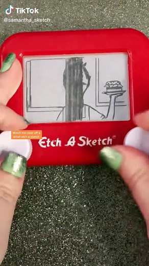 Clearing an Etch A Sketch Tutorial