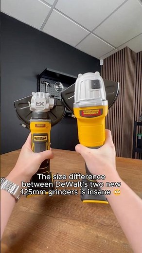 DeWalt compact DCG404 vs high performance DCG408 125mm angle grinders #ukplanettools #powertools