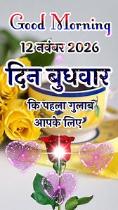 3.8M views · 68K reactions | Good Morning  Good Morning Status 12 November दिन बुधवार  Good Morning WhatsApp Status ❤️ #good #moring #status #viral #trending | Wishes Everyone | Facebook