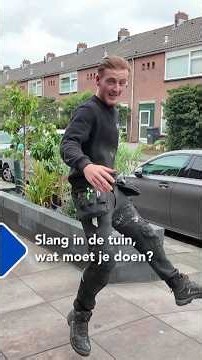 Slang in de tuin, wat moet je doen? | #shorts