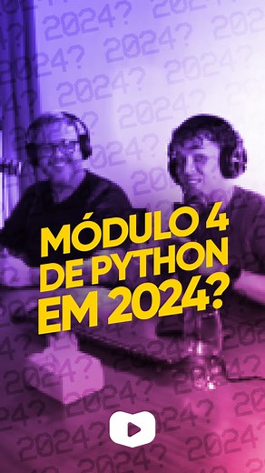 Plantão de Fofoca na área! 📢 Será que vai rolar o Módulo 4 de Python ainda este ano? 🤔 Gustavo Guanabara e Mario Monteiro selaram um acordo exclusivo no episódio #08 do nosso podcast "Experience": O tão esperado Módulo 4 de Python em troca da 6ª edição do livro "Introdução à Organização de Computadores" até 2024! 💻 Fique ligado para mais detalhes dessa novela! 😂 #PlantãodeFofoca #Podcast #Experience #Novidades #Aprendizado #CursoemVideo | Cursos em Vídeo