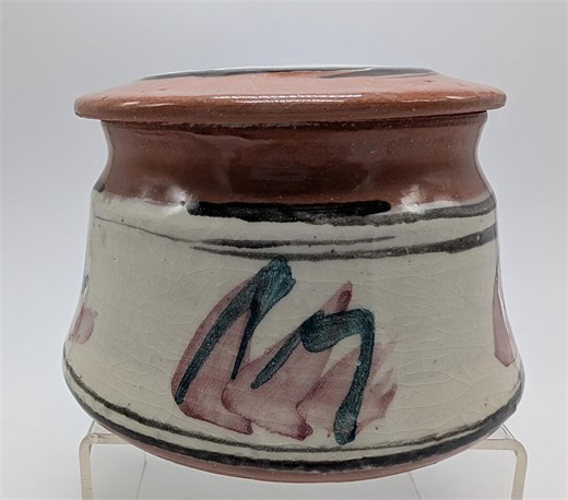 Artisan-made Studio Pottery Redware Jar With Lid – Vintage - Etsy