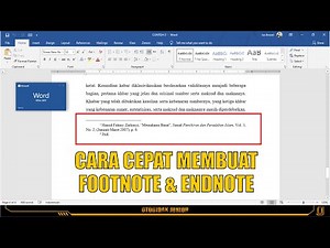 How to Create Footnotes & Endnotes