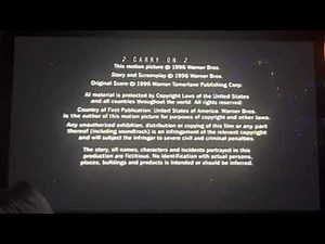 Closing to Space Jam 1997 VHS (Version #1)