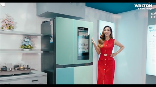 21K views · 183 reactions | From smart connectivity to elegant aesthetics, our newly launched lineup is designed to seamlessly blend into the lifestyle of today’s modern households. At the Walton Mega Launch 2025, our brand ambassador Bidya Sinha Saha Mim explored our immersive product display and experienced firsthand the intelligent innovations powering our next-generation refrigerators and freezers. #WaltonMegaLaunch2025 #WaltonRefrigerator #WaltonUnveiled | WALTON | Facebook