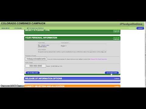 Instructional iPledge Video for Donors