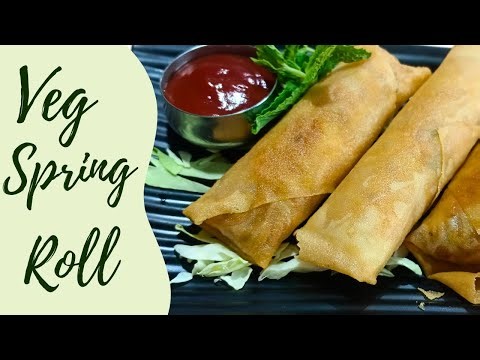 Veg Spring Roll Recipe l Evening Snack Recipes l Vegetable Spring Roll l Easy Spring Roll Recipe