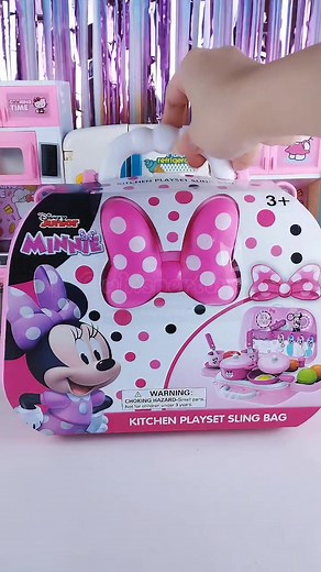 Miniature Minnie Mouse Kitchen Play Set Toys