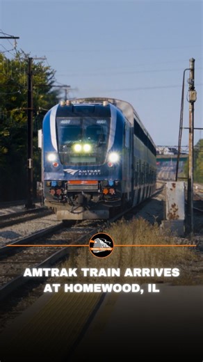 4.4K views · 173 reactions | An Amtrak Midwest train arrives at Homewood, Illinois on a warm September afternoon with a Siemens SC-44 locomotive providing the power and a nice solid set of Superliner cars making up the remainder of the consist. I'm not certain what train number or name this was. I filmed this on a Wednesday evening... any guesses? | Trainiac Productions | Facebook