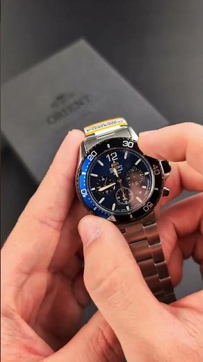 Orient Mako Sport Solar Powered Chronograph Limited Edition RA-TX0208L10B #orient #orientwatch