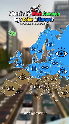 Most Common Eye Color by Country Revealed
