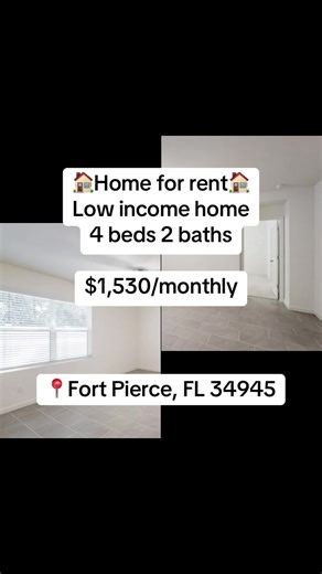 🌴☀️ FLORIDA LIVING STARTS HERE! ☀️🌴 Welcome to 603 9667 Sea Spray Drive, Fort Pierce, FL 34945 — the perfect blend of space, comfort, and coastal vibes! 🏡✨ This beautiful 4-bedroom, 2-bath home offers a spacious 1,828 sq ft layout for just $1,530/month 💰🔥 — giving you room to live, relax, and entertain in style. From the open-concept living areas to the generously sized bedrooms, this home is designed for modern living. Whether you’re hosting family gatherings, creating the ultimate work-fr