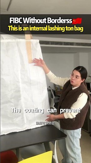 baffle jumbo bag with coating