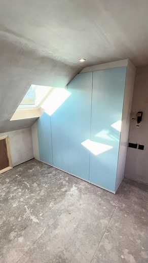 IKEA Hack for Loft Conversion Using Pax Wardrobes