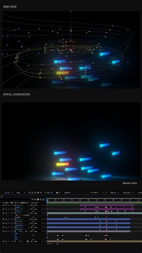 Himanshu | Motion & Graphic Designer on Instagram: "From keyframes to construction. 📐 Showing the After Effects timeline for those interested in the workflow. The cursor acts as the "trigger" for every element, from the initial white stroke rectangle to the final rotating 3D pyramid. No shortcuts, just clean motion curves and organized layering. . 📂Project File available in my Ko-fi page. . Dm/Mail for custom animation. . #mograph #motiondesign #creativeprocess #techart"