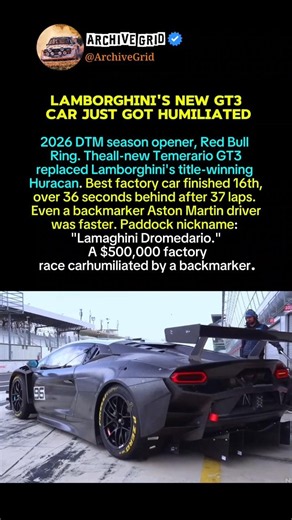 Lamborghini's New GT3 Car Was Humiliated