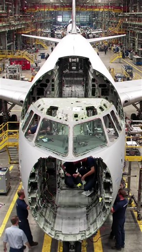 Step inside the Mega Aircraft Factory, where skilled engineers and technicians are repairing the cockpit of a massive airplane. Watch as precision, teamwork, and cutting-edge technology come together to bring this flying giant back to life. Every spark, every tool, every move shows the brilliance of modern aviation engineering. 🛩️ Experience the intense atmosphere of aircraft maintenance in ultra-realistic 8K cinematic visuals. 🔊 Soundtrack: Aircraft Mechanic Ambience from Pixabay (copyright-f