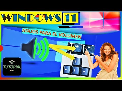 Cambiar el volumen con el teclado en Windows 11 sin tener teclas de control de nivel de volumen