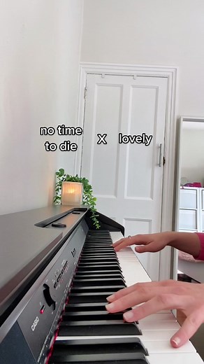 no time to die x lovely #notimetodie #billieeilish #lovely #piano