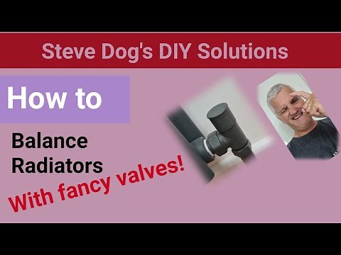 Radiator Balancing Revisited! Fancy Lockshield valve solution!