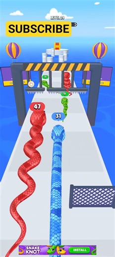 Snake Run Race - Gameplay Walkthrough Level 7 - Biggest Snake Wins! (Android,ios) DDK Games