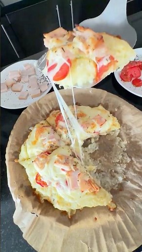 Bocados de papa tipo pizza #papas #pizza #pizzarecipe #recetasfáciles #airfryer #airfryerrecipes