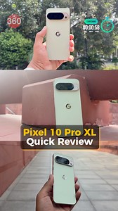 5.2K views · 72 reactions | Google Pixel 10 Pro XL Review Under 1 Minute . . #google #pixel #pixel10 #googlepixel #smartphone #review . . (Pixel, Pixel 10 Pro XL, Google Pixel, Review, smartphone review, android smartphone) | Gadgets 360 | Facebook
