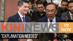 Kini News - PKR president Anwar Ibrahim has urged his deputy president Azmin Ali to explain last night's meeting which saw a number of BN and some PKR lawmakers gather at the latter's house in Putrajaya. | KiniTV