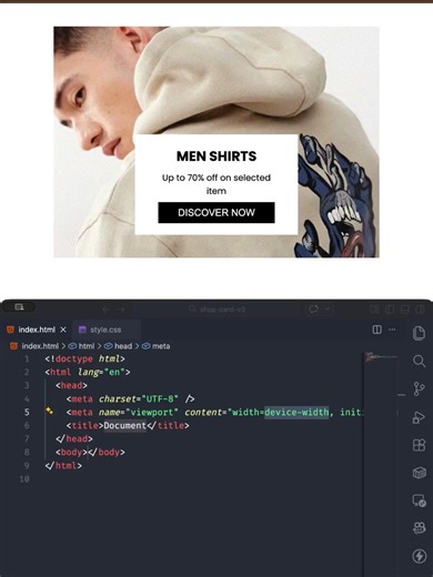 How to Create a Website Section with HTML and CSS