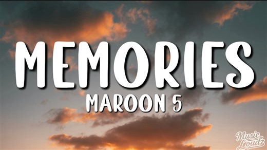 Maroon 5 - Memories (Lyrics) #maroon5 #memories #lyrics #music #song | MusicLoudz