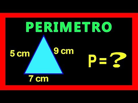 ✅👉 Perimetro de un Triangulo ✅ Como Sacar el Perimetro de un Triangulo