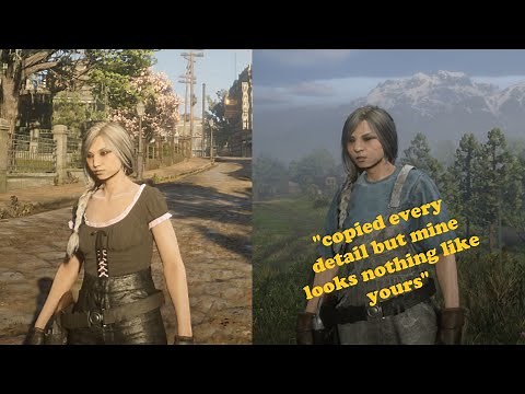 Red Dead Online | possible reasons why your character creation may look ugly