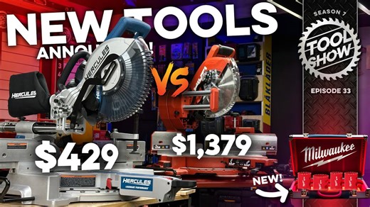 New Power Tools from Milwaukee, RYOBI, and more! It's the Tool Show!