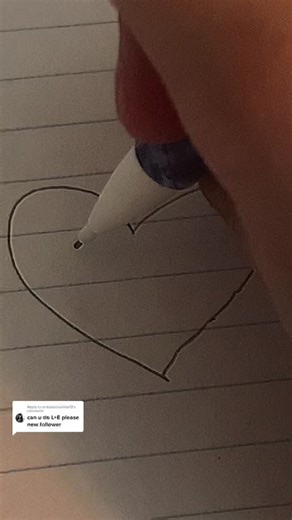 Heart Drawing with Letter L - Initials Crush Love Drawings