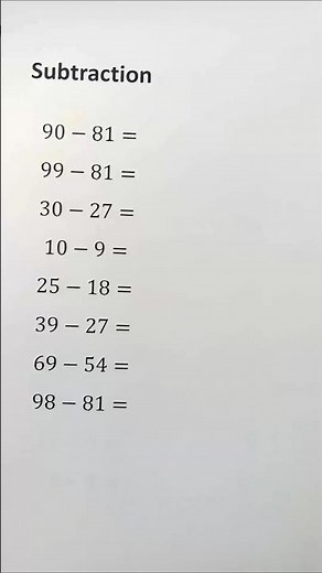 Learn Subtraction Easily ✍️💡 #maths #mathematics #easylearning #substraction #shortsfeed