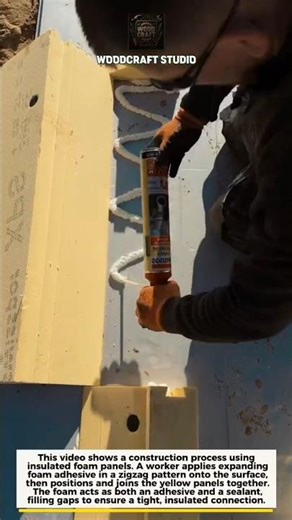 Smart Foam Panel Installation Hack #construction #DIY #insulation