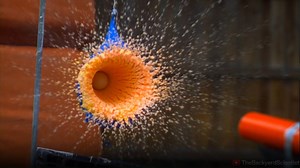 1.2M views · 9.8K reactions | Mix corn starch with water and you get 'oobleck'. Cue destruction and slo-mo camera work... via The Backyard Scientist | UNILAD Tech | Facebook