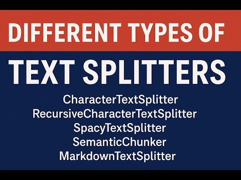 Understanding LangChain Text Splitters for RAG — Explained Simply!