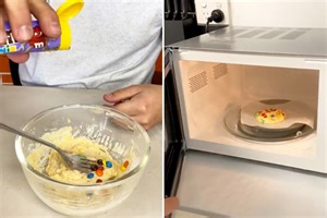 Man shares how to bake cookie in just one minute - using only four ingredients