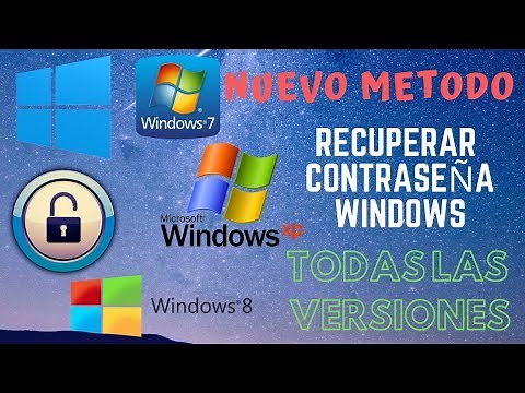 Recover password Windows 7, 8 and 10