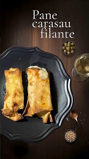 Pane carasau filante #ricettefacili #food #cucinafacile #recipe