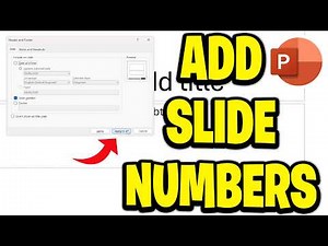 How To Add Slide Numbers In PowerPoint - Step By Step