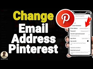 How to Change your Email Address on Pinterest - Full Guide