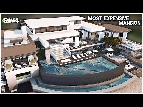 BILLIONAIRE'S MANSION: Biggest Sims 4 Mansion I've Ever Built! [No CC] - Speed Build | Kate Emerald