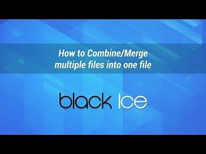 HOW TO Combine/Merge Multiple Files Into One File