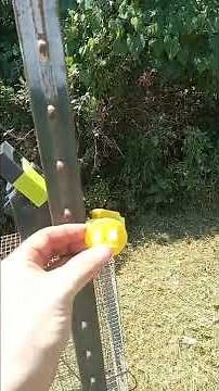 How to install electric fence bracket on a T-Post