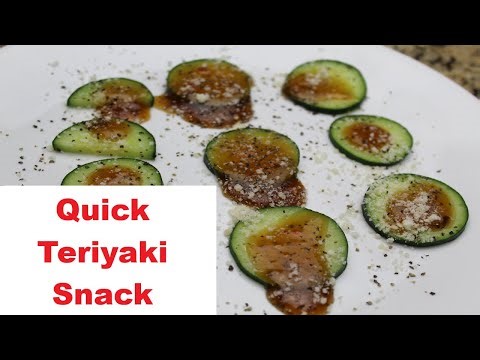 Amazing Quick🕧Teriyaki Cucumber🥒Snack🤤😋