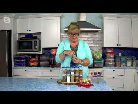 LocknLock 10-Piece Tritan Spice Storage with Locking Flip-Top Lids on QVC